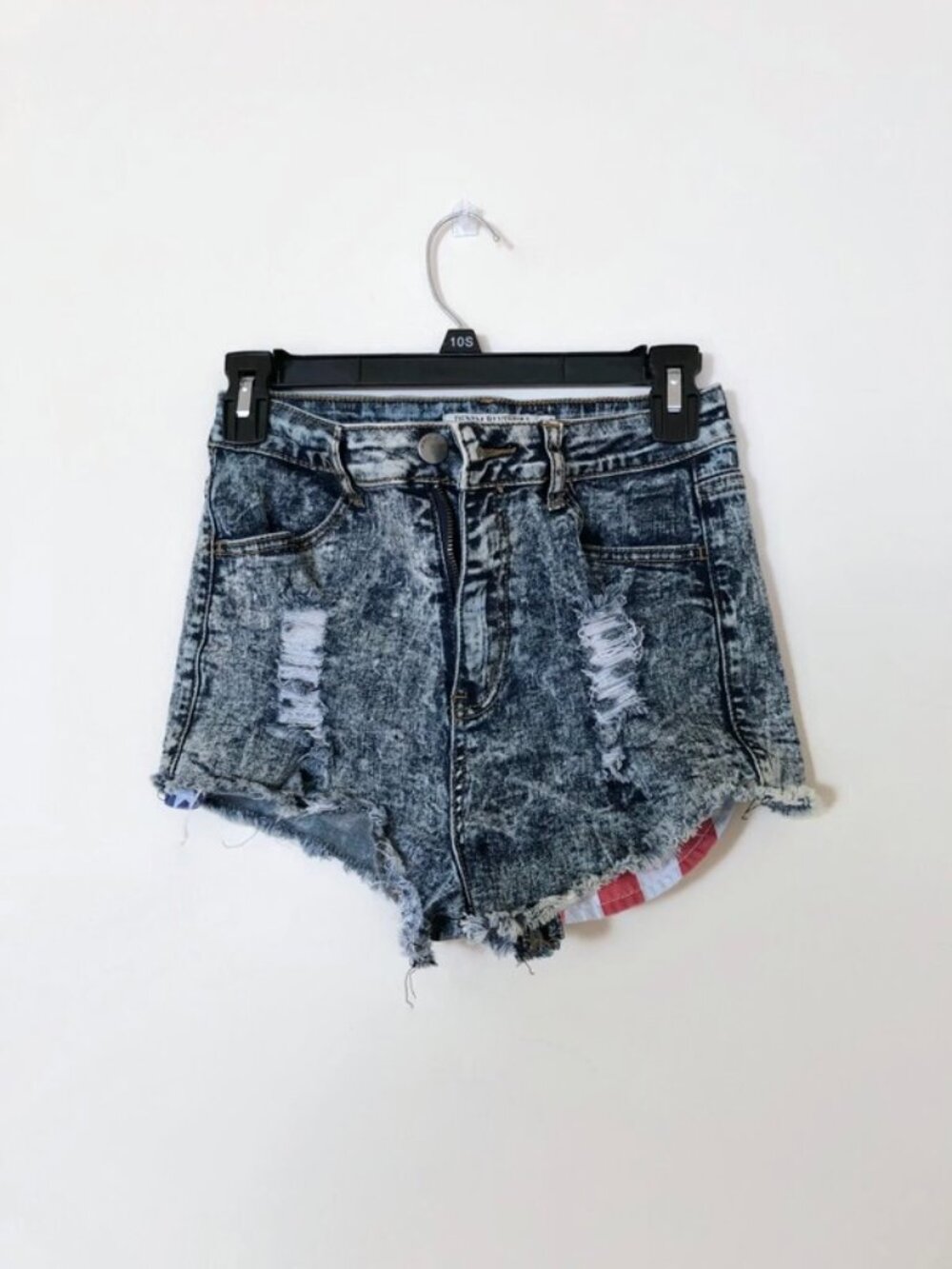 Denim blvd. Denim short shorts with pockets